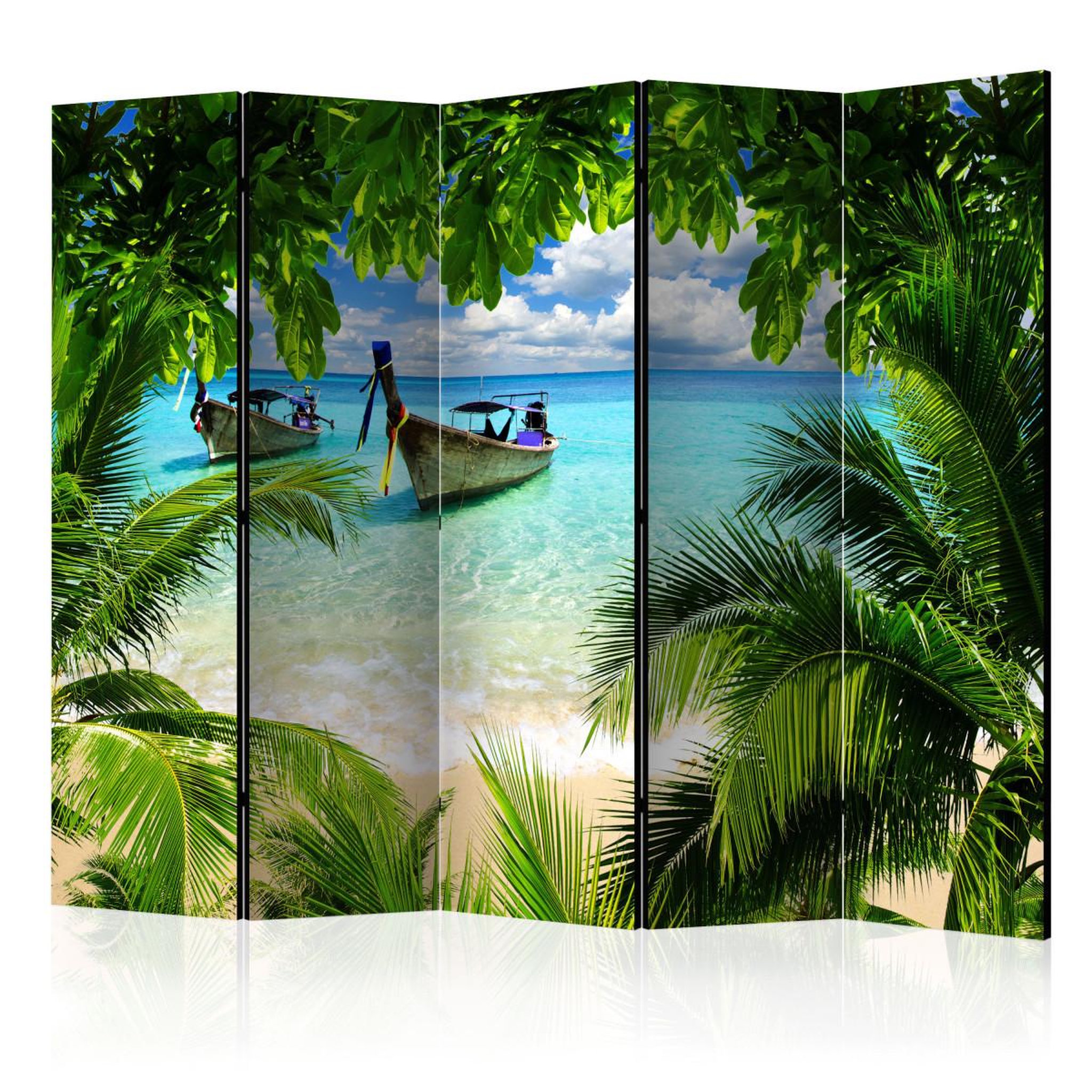 Paris Prix Paravent 5 volets  tropical paradise  172x225cm