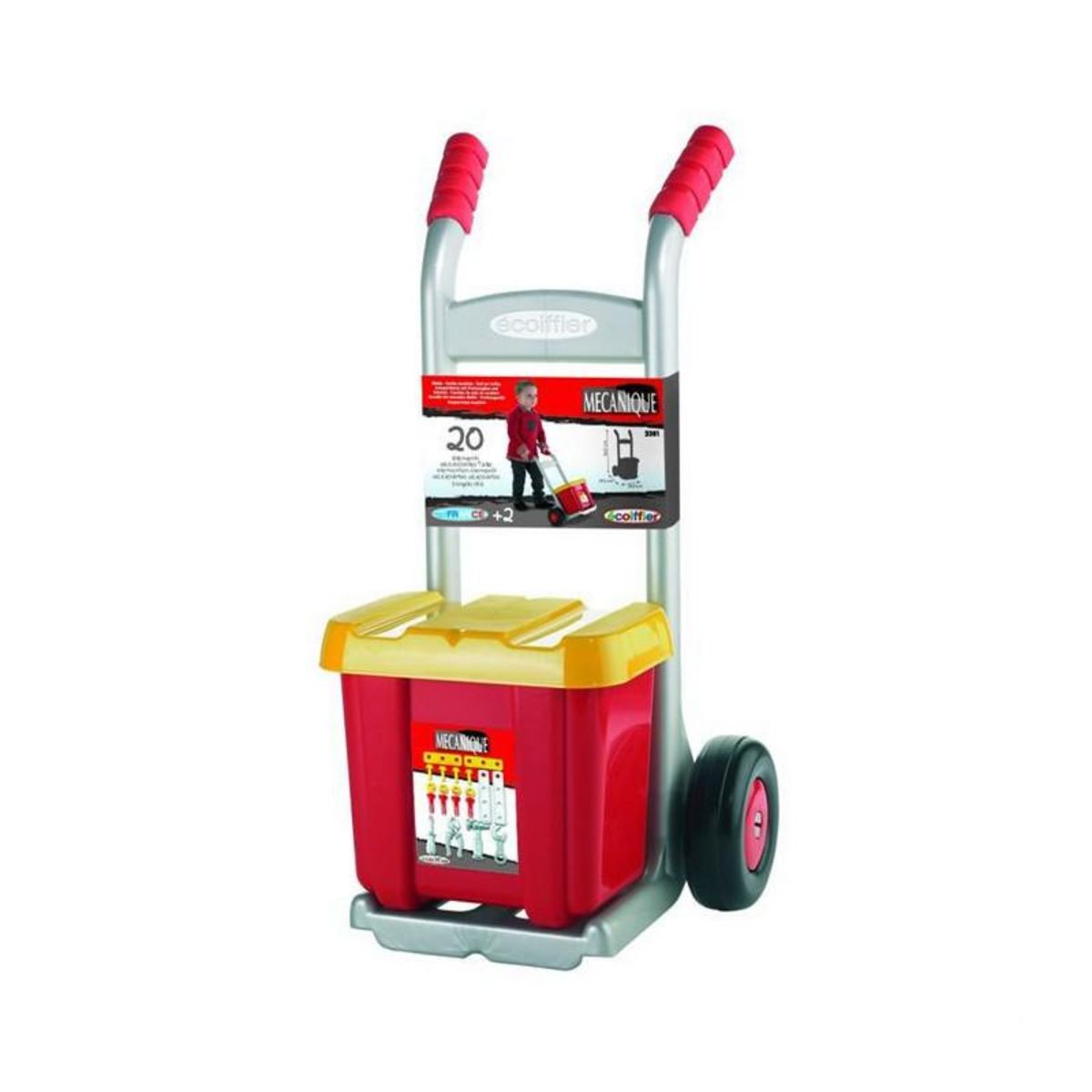 Ecoiffier ECOIFFIER MECANICS Diable - Boite a outils - 20 pieces