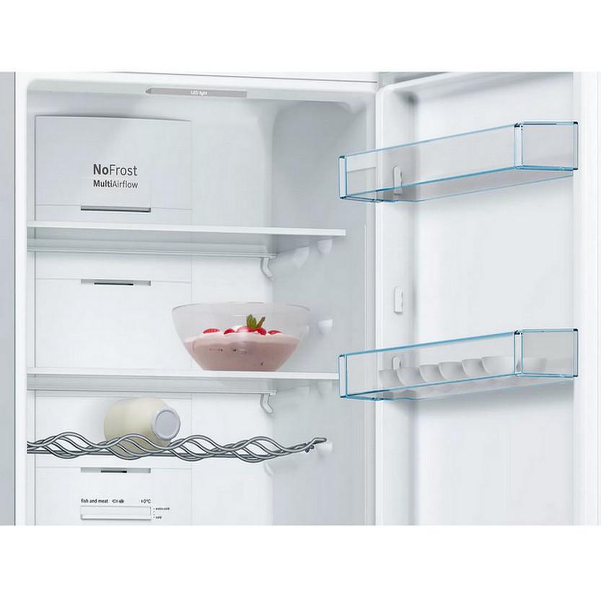 Voir la diapositive 5 : BOSCH Réfrigérateur combiné 60cm 343l lowfrost - KGE398IBP