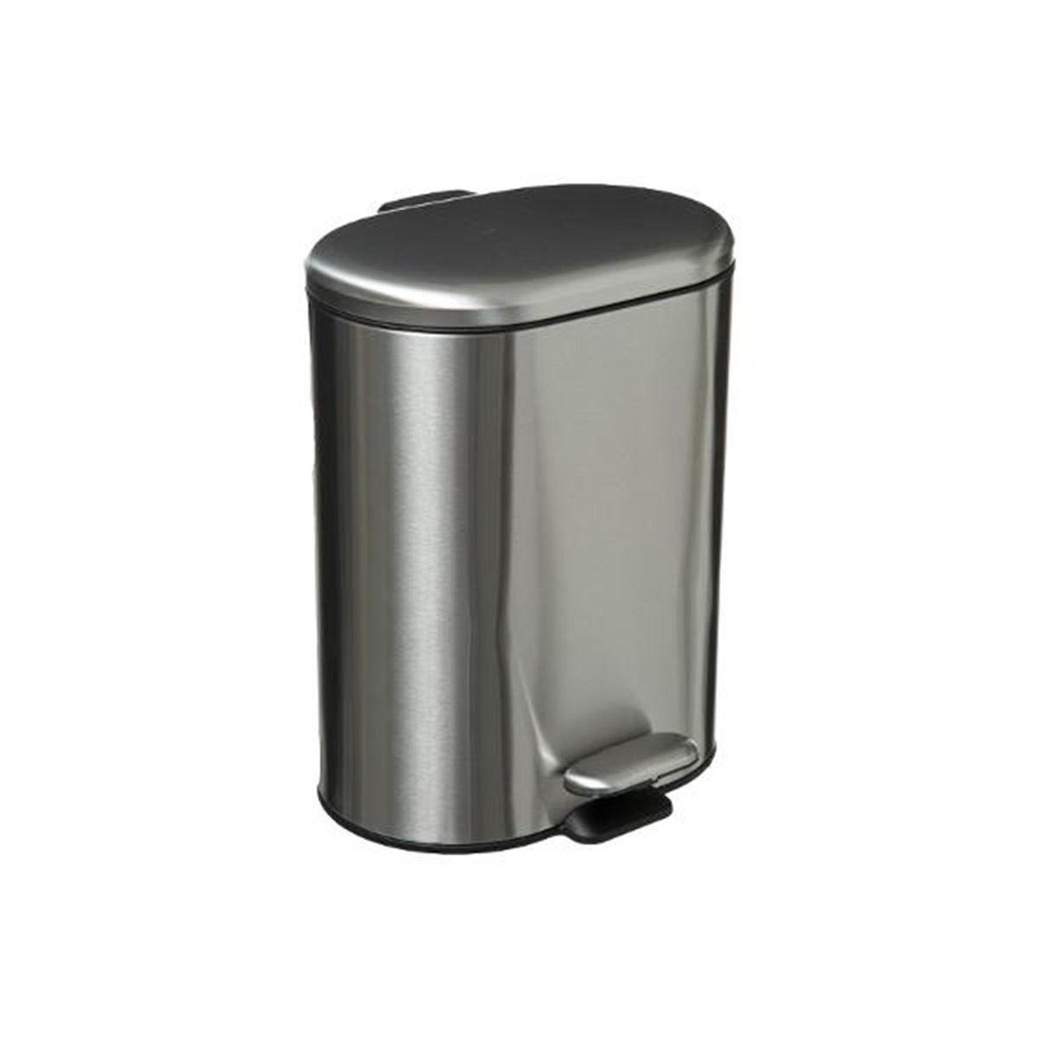FIVE Poubelle de salle de bain  siliflex  6l inox