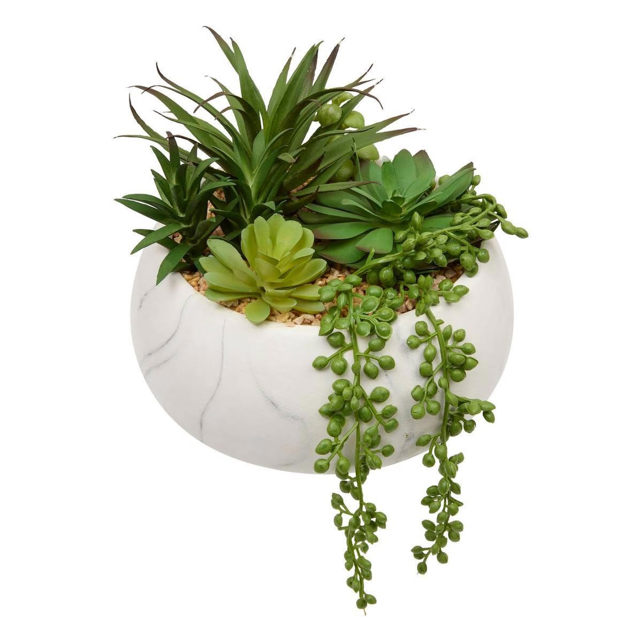 ATMOSPHERA Plante grasse artificielle  jesty  21cm multicolore