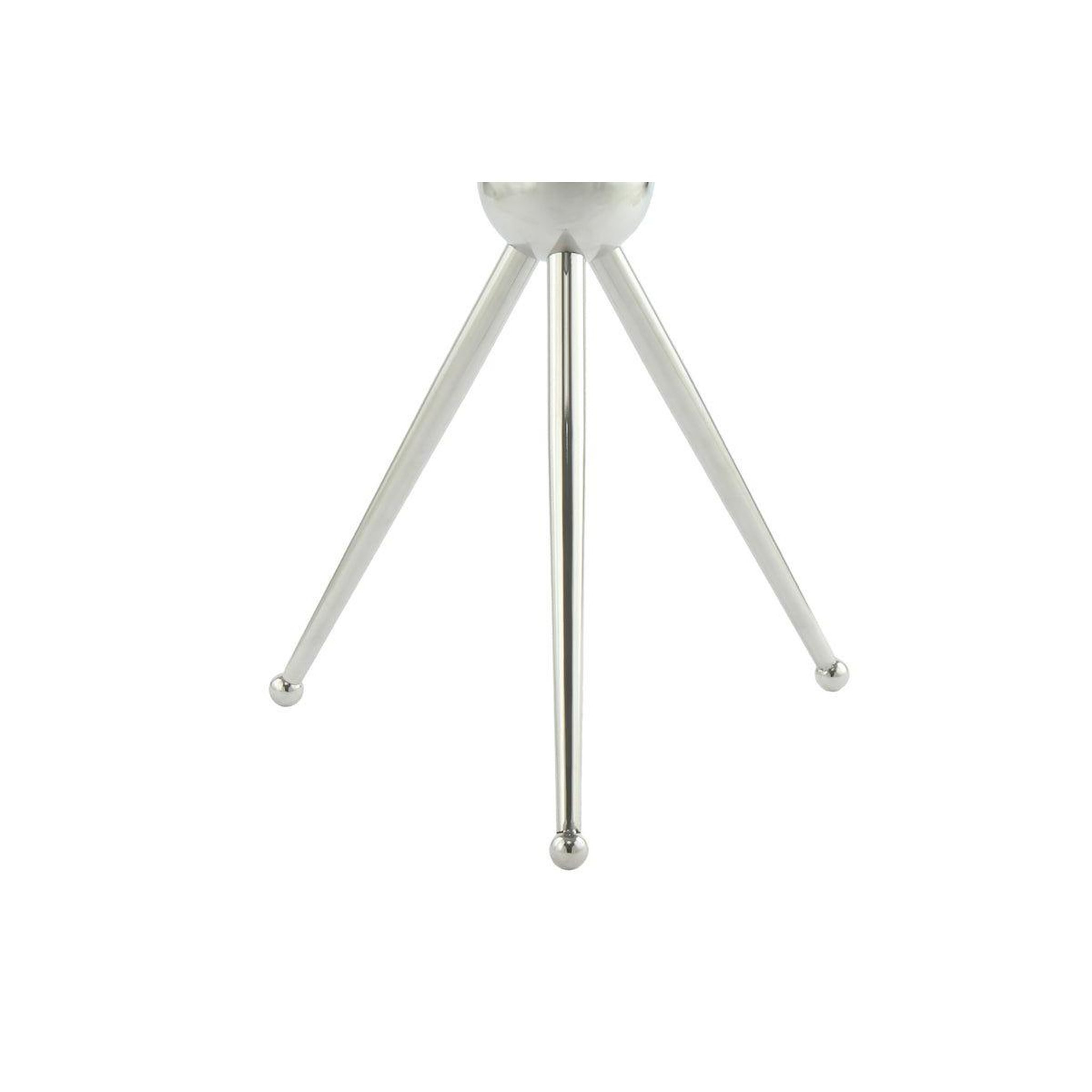 Voir la diapositive 3 : Paris Prix Table d'Appoint Design  Rodriga  53cm Argent & Gris