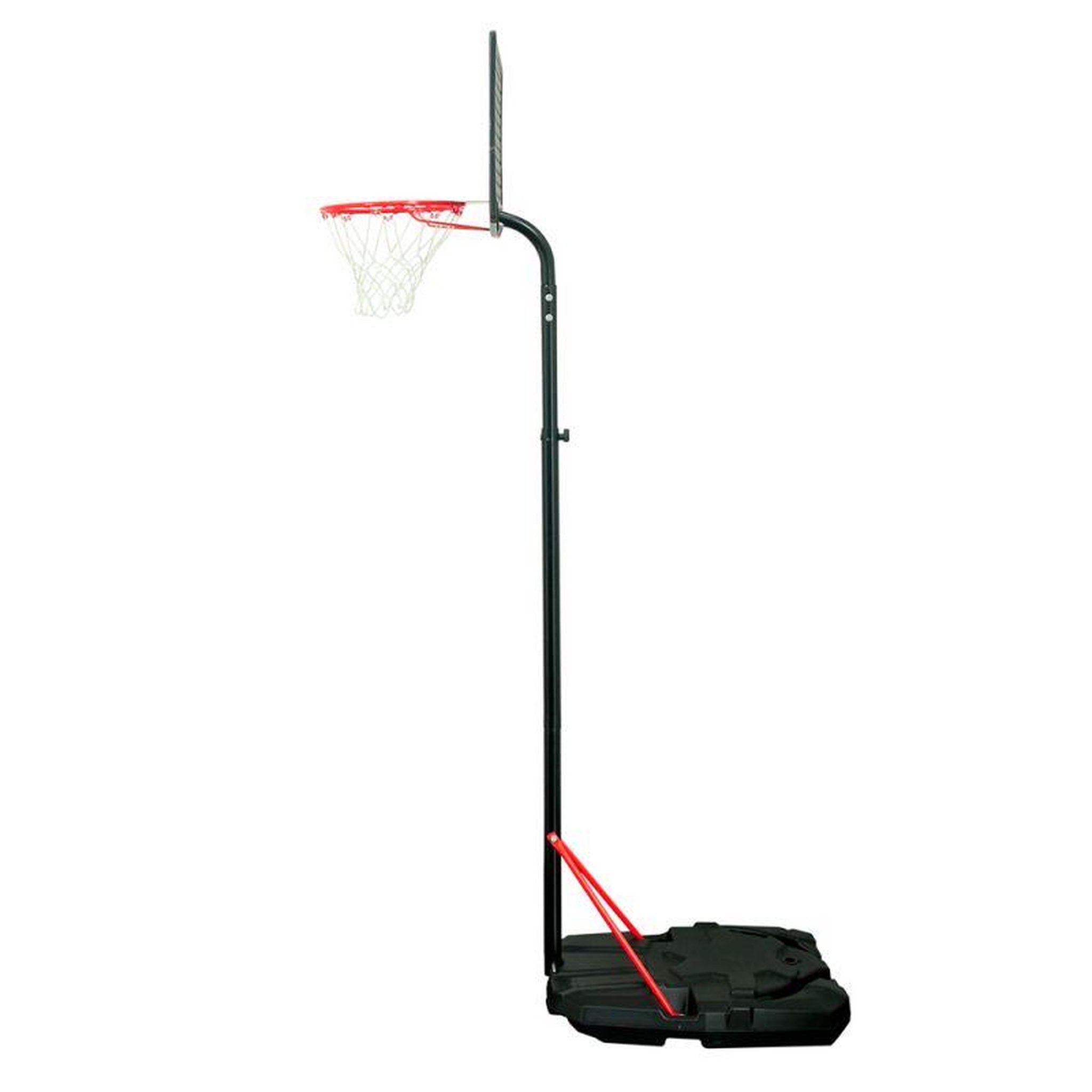 BUMBER Panier de Basket sur Pied Mobile Phoenix - Hauteur de 2 à 2m60- Pompe et Ballon inclus