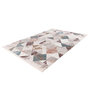 Voir la diapositive 4 : Paris Prix Tapis Géométrique à Franges  Akropolis II  Gris & Rose