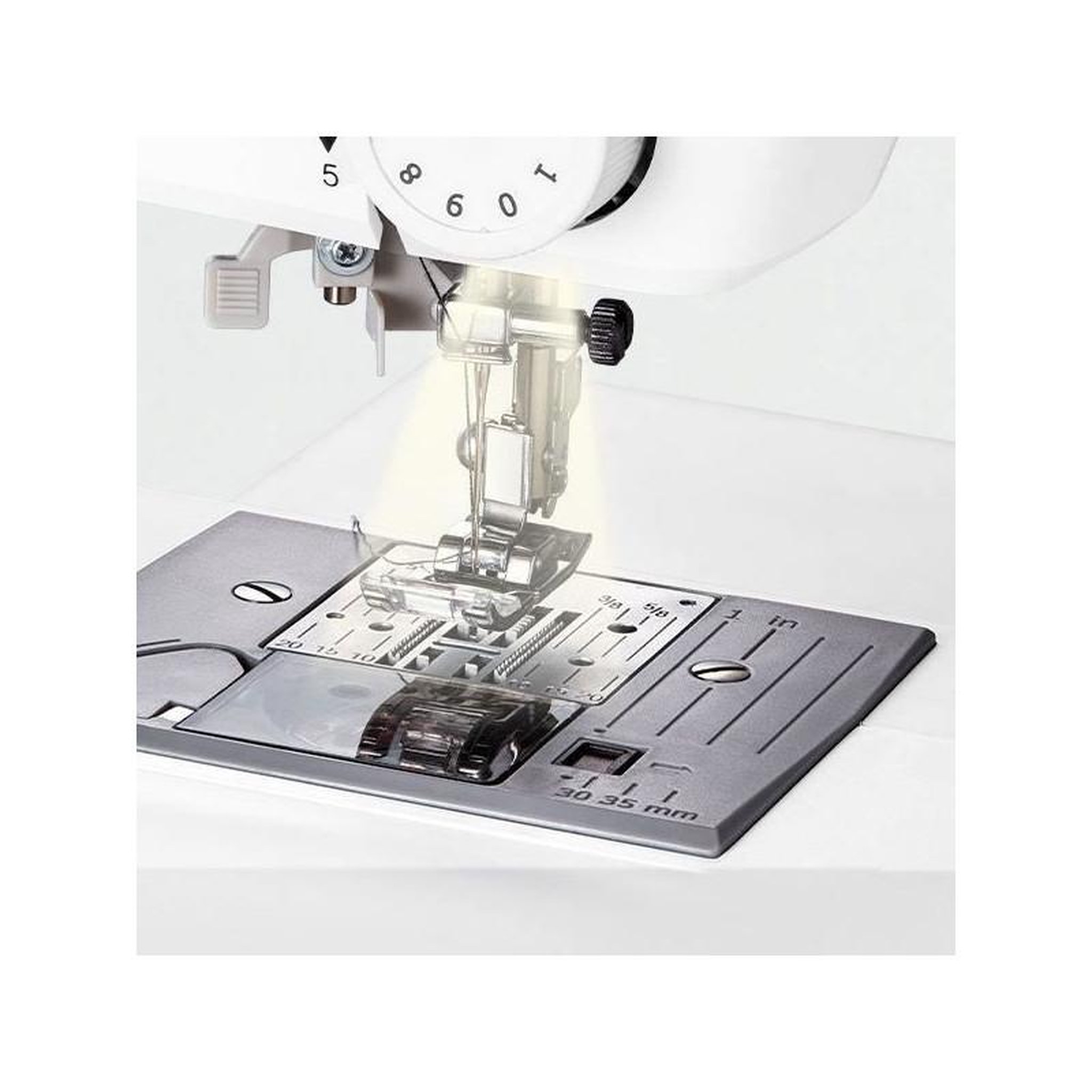 Voir la diapositive 2 : Medion Machine a Coudre Numérique - MEDION - SD 36 - 38W - 270 Points - 700 tr/min - LED - Blanc