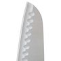 Voir la diapositive 2 : B BASIC & CO Couteau Japonais Santoku  Dice  Inox 29cm Noir