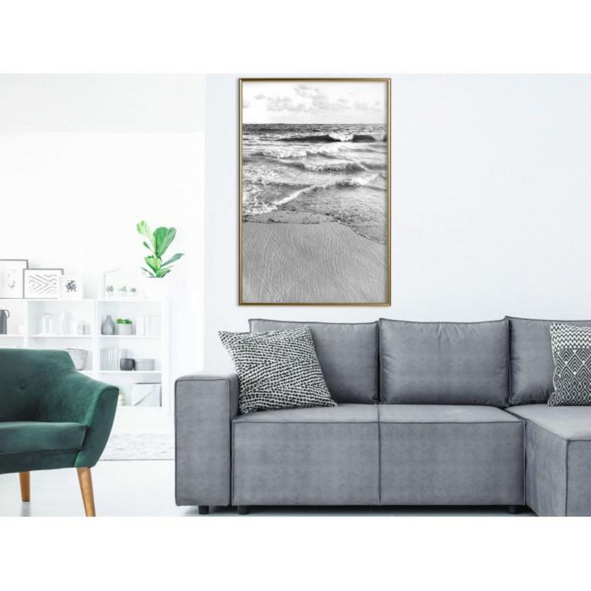 Paris Prix Affiche Murale Encadrée  At the Seaside