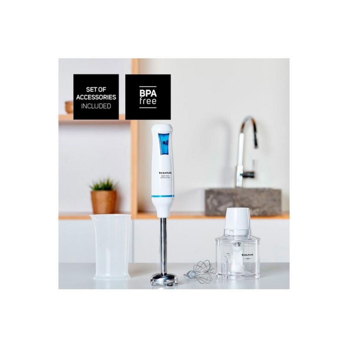 Taurus Pied mixeur Taurus ROBOT 750 PLUS INOX