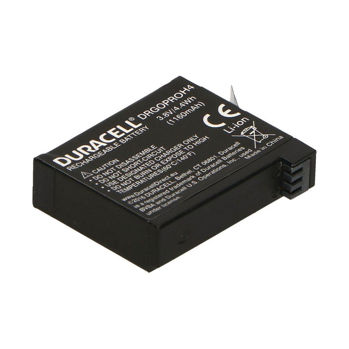 Duracell Batterie caméra sport pour Gopro Hero4 - 4+ / Black / Silver