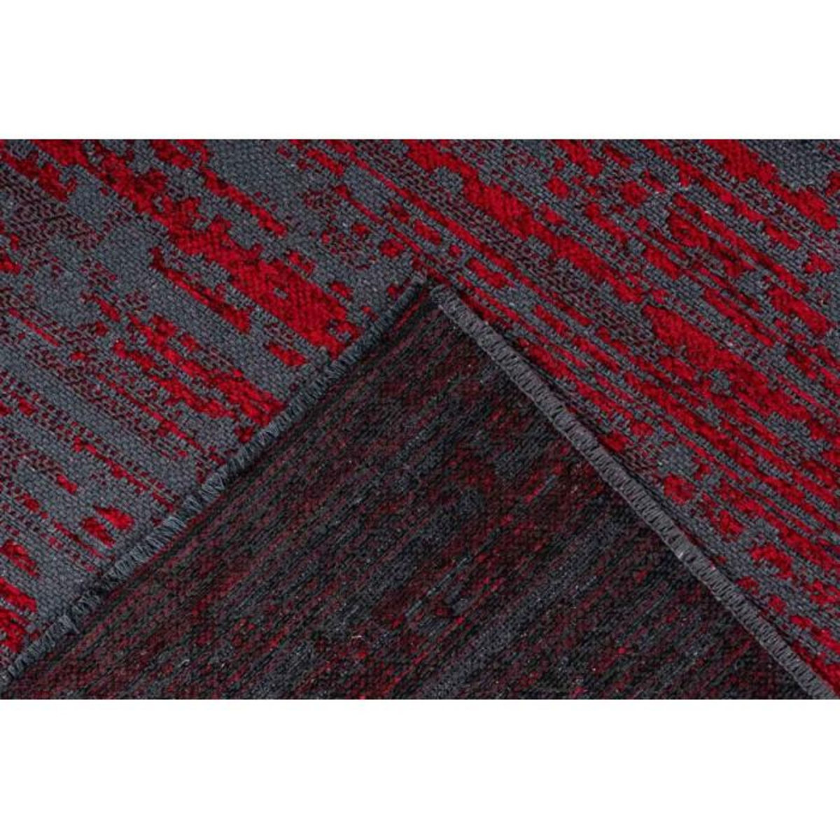 Paris Prix Tapis Tissé à Poils Plats Vintage  Kalevi  Rouge