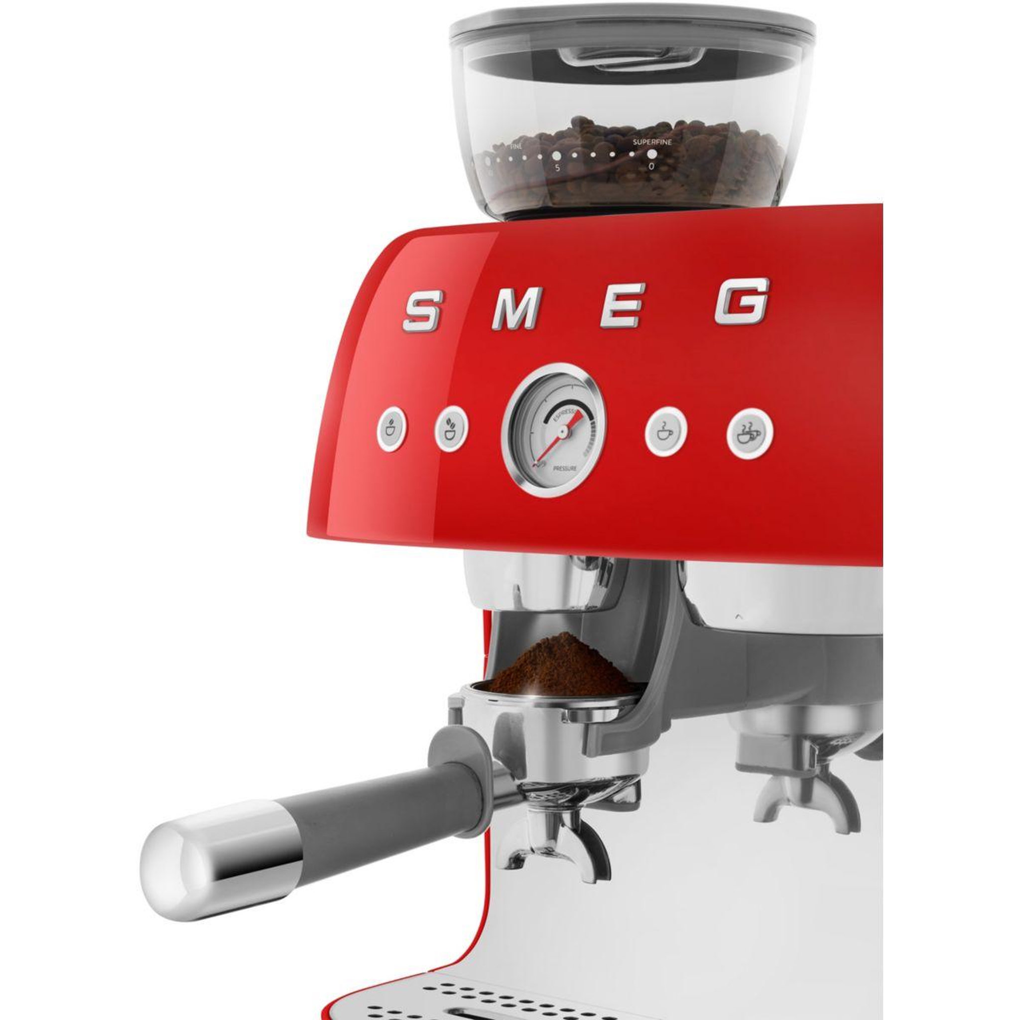 Voir la diapositive 5 : SMEG Expresso broyeur egf03rdeu