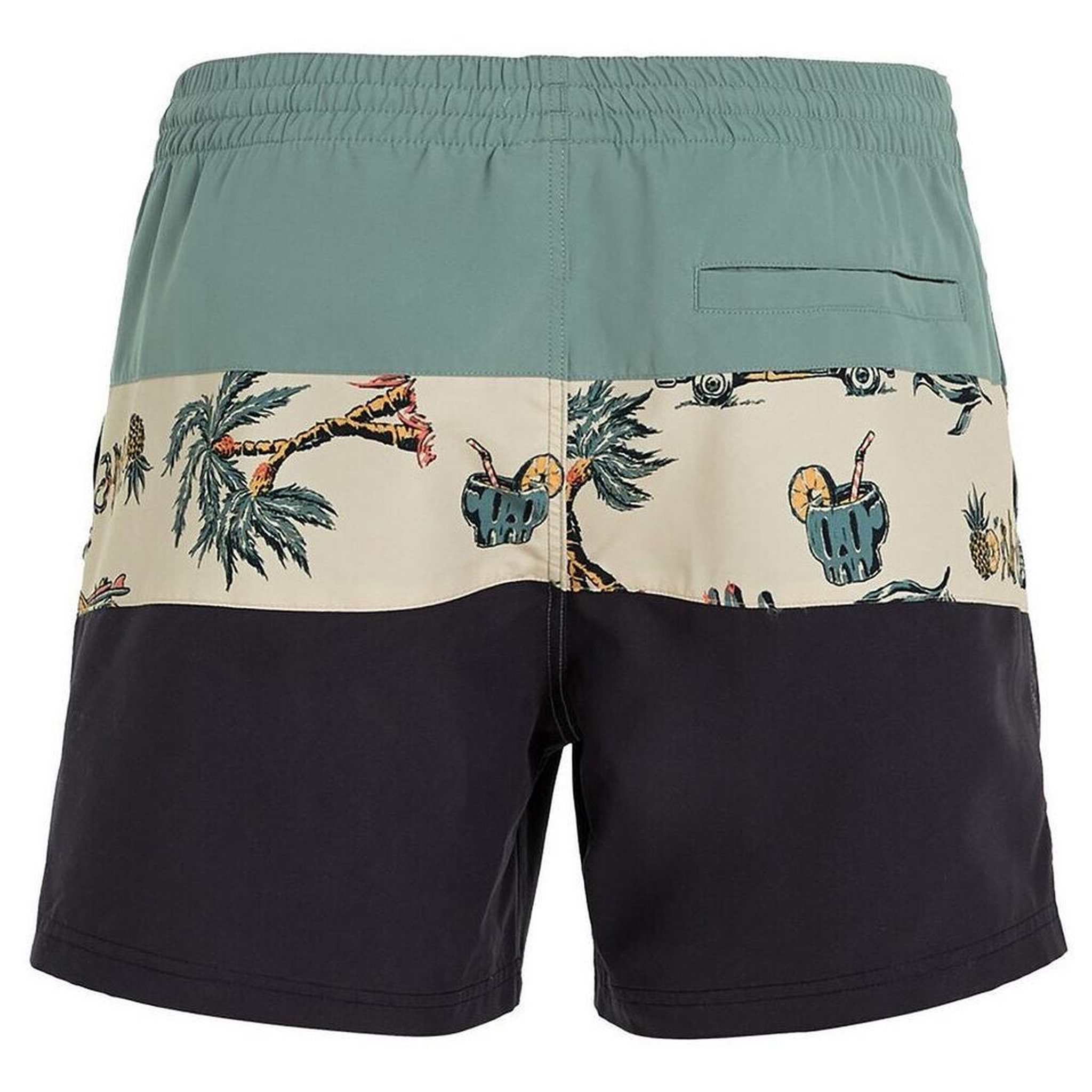 Voir la diapositive 2 : O'NEILL Maillot de bain Noir/Vert/Beige O'Neill Block