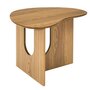 Voir la diapositive 3 : The Home Deco Factory Table d'appoint asymétrique en bois CALYPSO - Beige