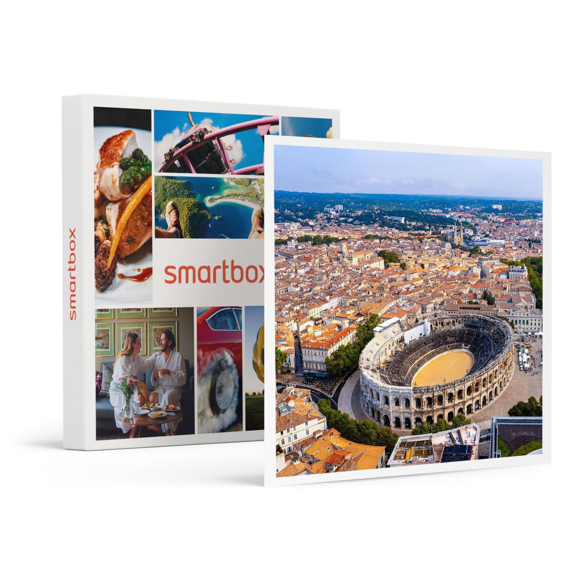 Smartbox Vol en hélicoptère de 20 min au-dessus de Nîmes et du pont du Gard - Coffret Cadeau Sport & Aventure