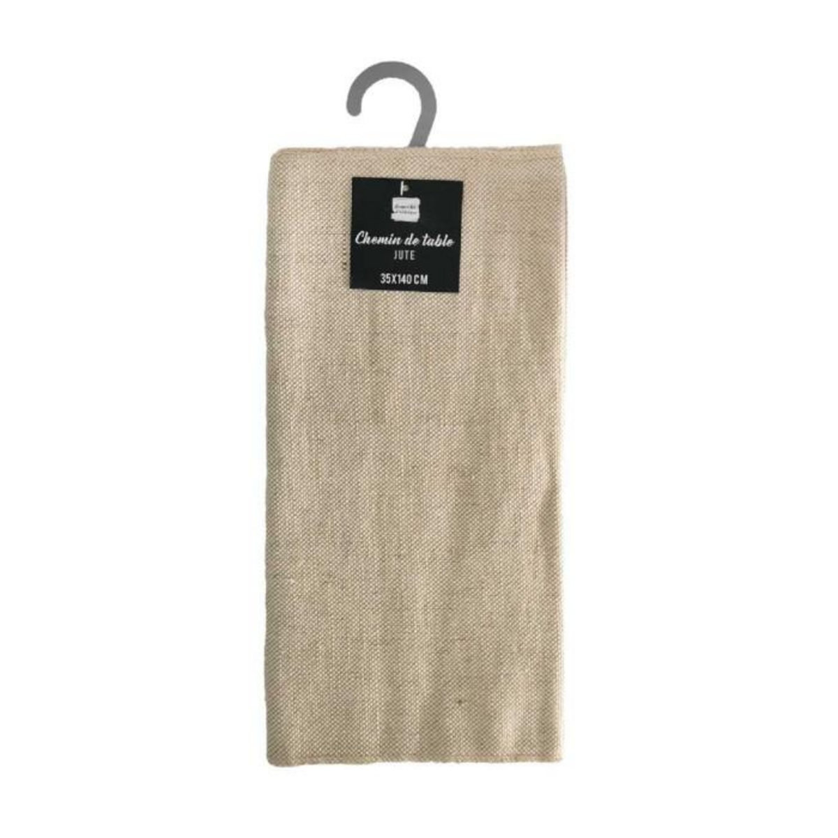 Paris Prix Chemin de Table en Jute  Tessi  35x140cm Beige