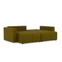 Voir la diapositive 6 : BEST MOBILIER Daryl - canapé d'angle réversible 4 places convertible avec coffre en tissu texturé