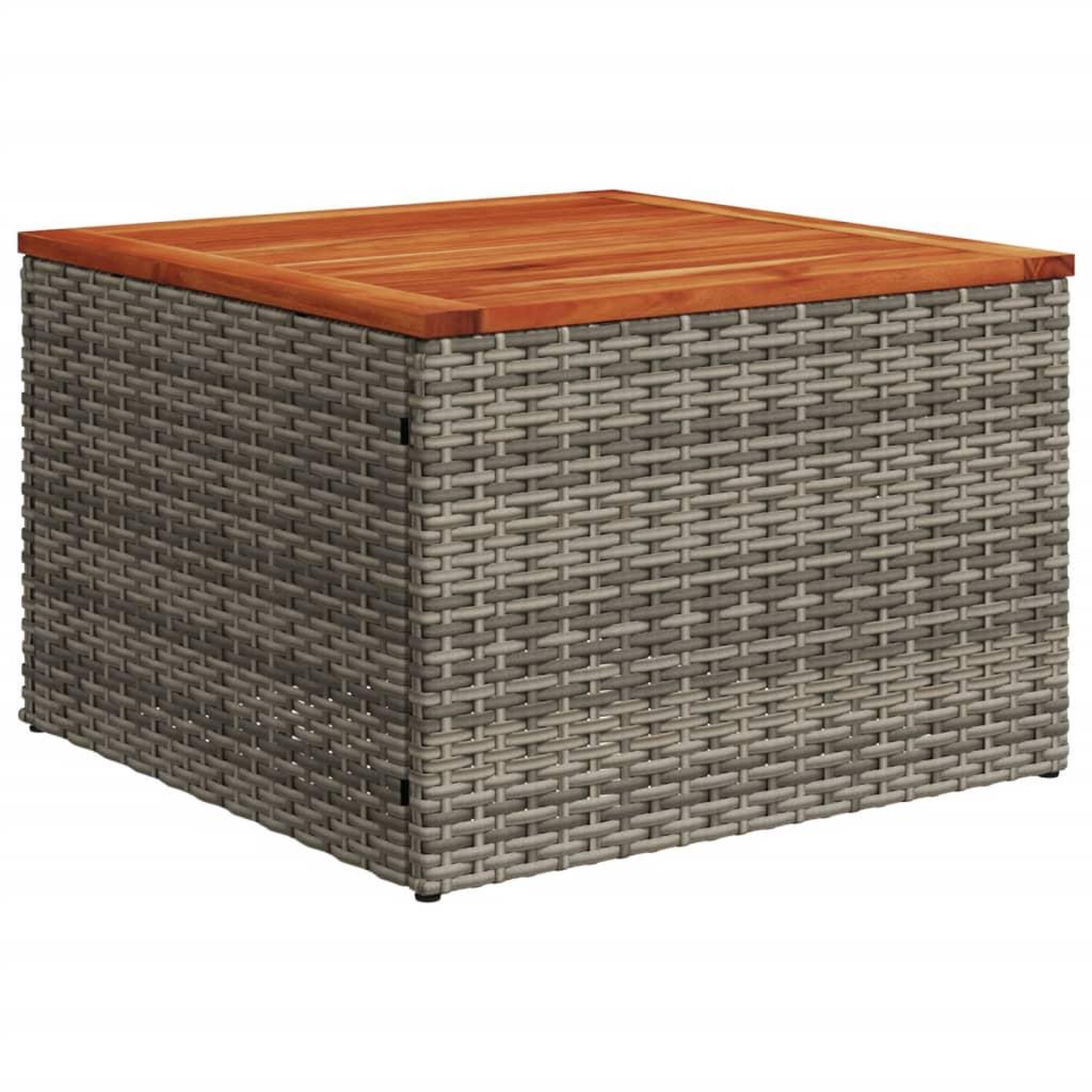 Voir la diapositive 5 : VIDAXL Salon de jardin 8 pcs avec coussins gris resine tressee