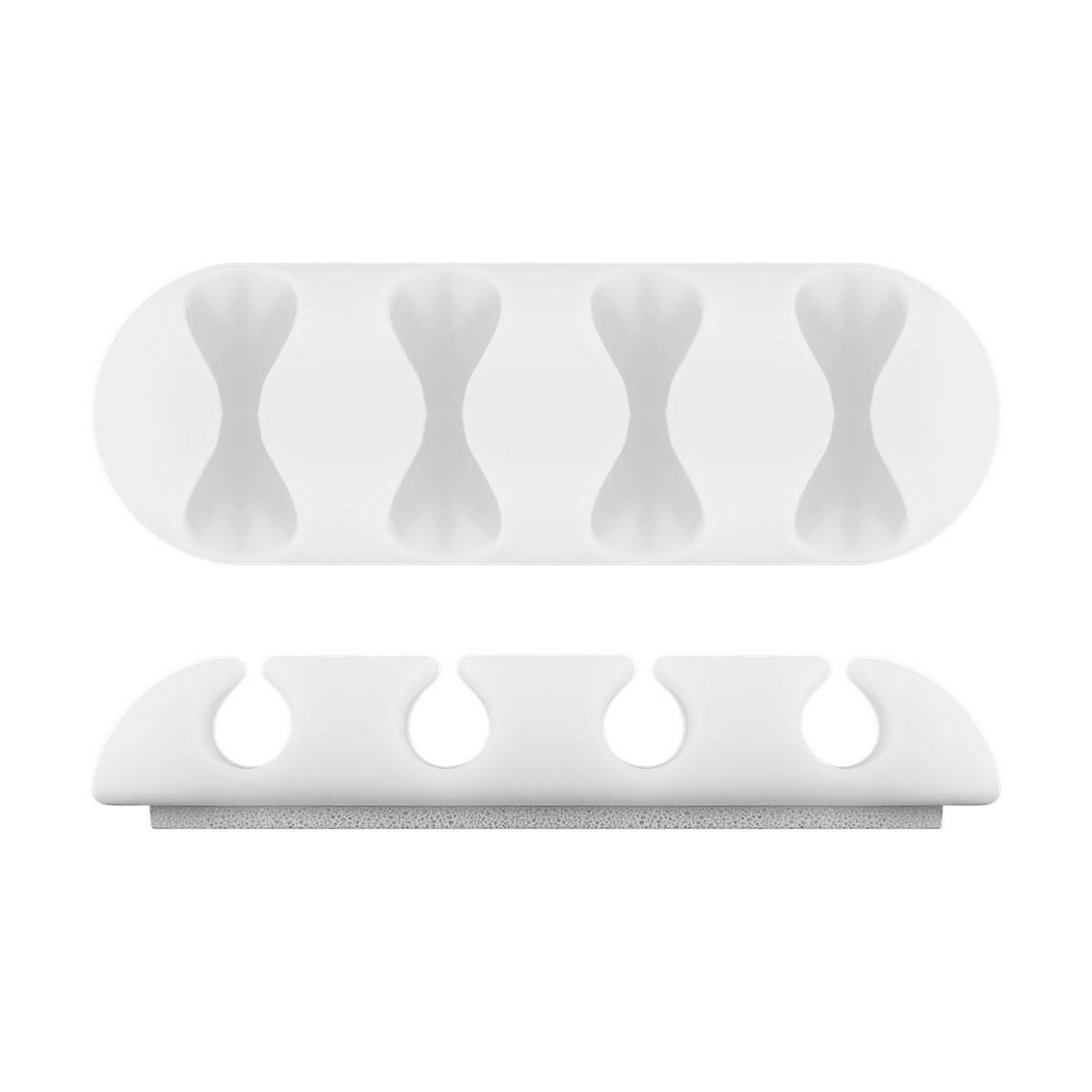 Voir la diapositive 2 : GOOBAY Serre-câble Cable Guide (4) Blanc x2