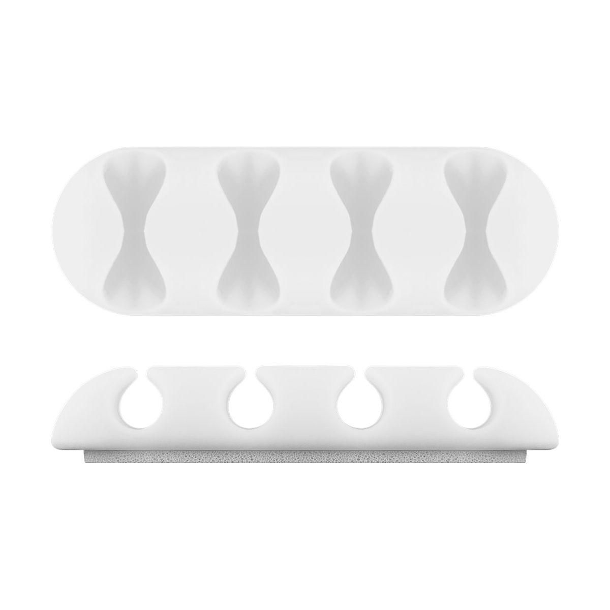 GOOBAY Serre-câble Cable Guide (4) Blanc x2