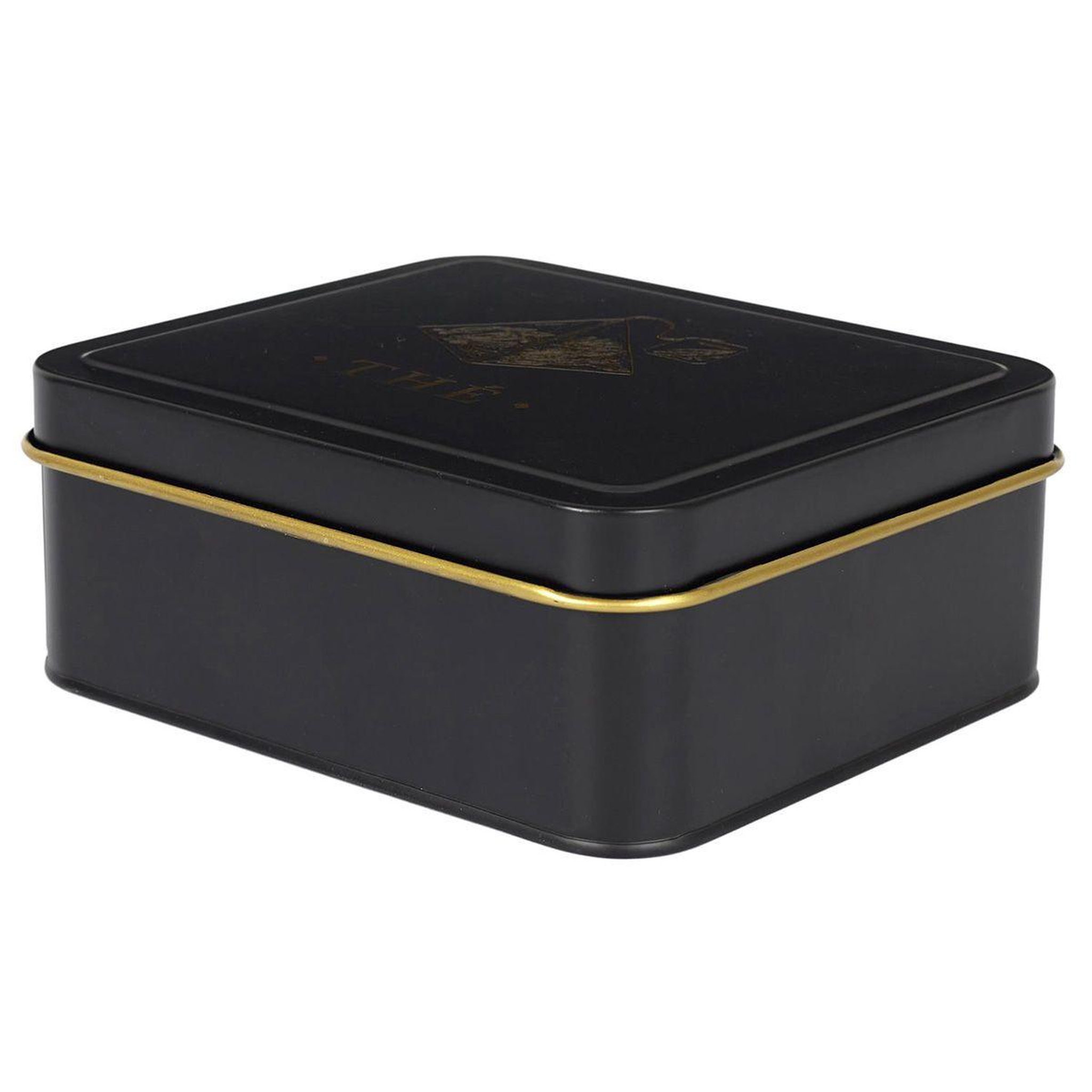 COOK CONCEPT Boîte à thé en métal  lounge  18cm noir