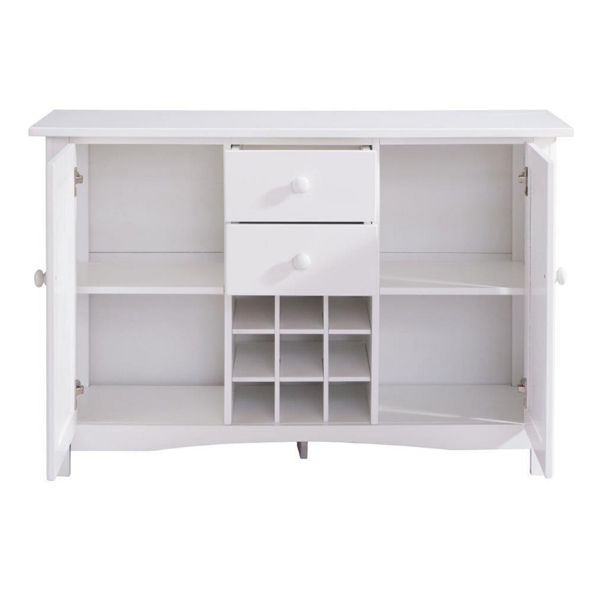 Buffet de cuisine en pin massif avec rangements CUISTOT