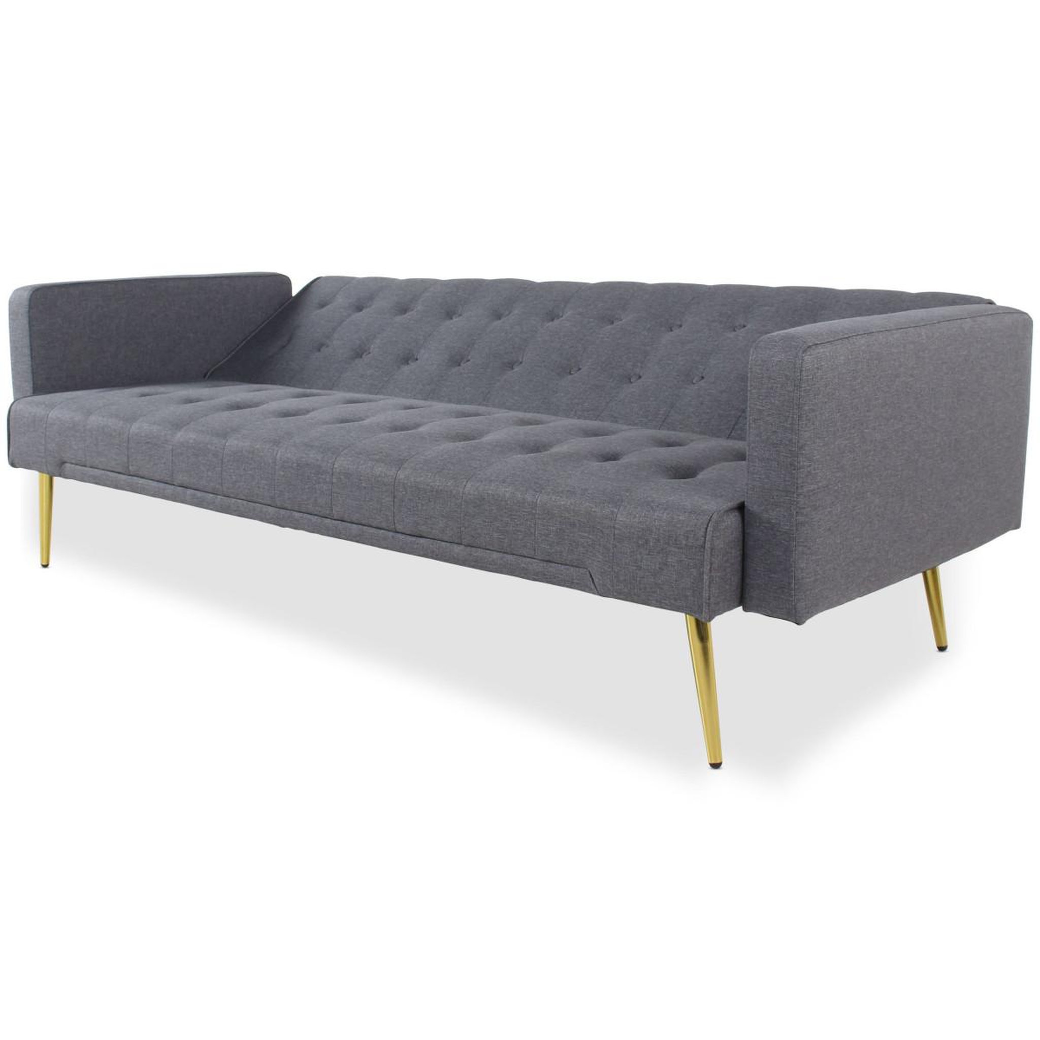 Voir la diapositive 4 : Paris Prix Canapé convertible design  tybio  191cm gris