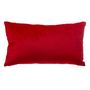 Voir la diapositive 3 : ATMOSPHERA Coussin lettre au Père Noël - 50 x 30 cm - Blanc et rouge