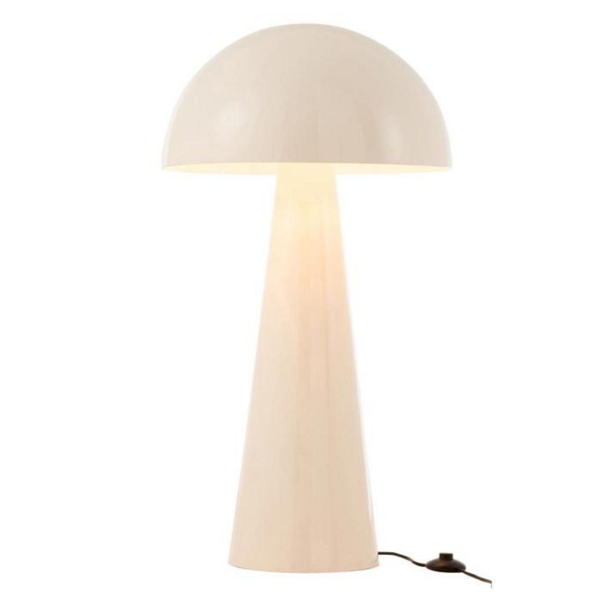 Paris Prix Lampadaire  Champignon Brillant  99cm Blanc