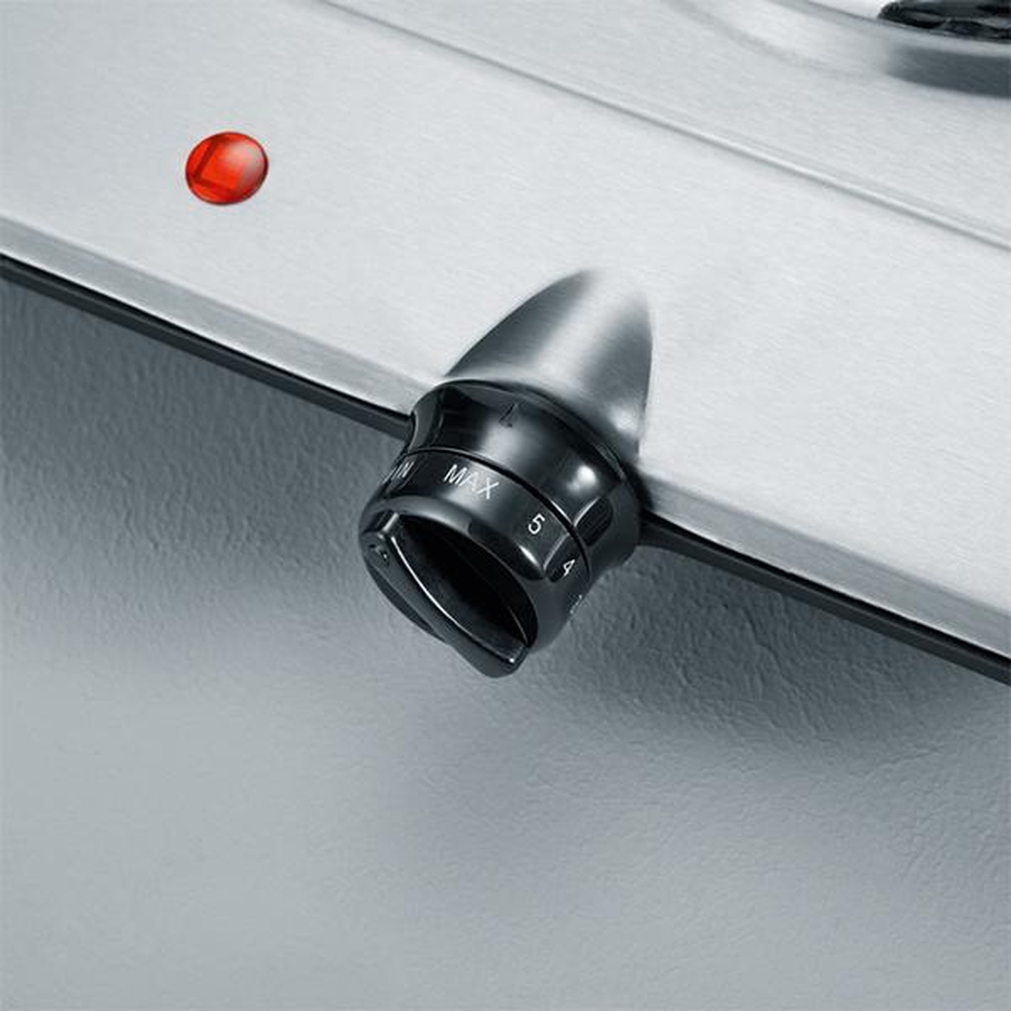 Voir la diapositive 2 : SEVERIN Réchaud électrique 2 feux 1000w+1500w inox - DK1014