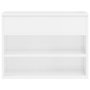 Voir la diapositive 5 : VIDAXL Banc a chaussures Blanc brillant 60x30x45 cm Bois d'ingenierie