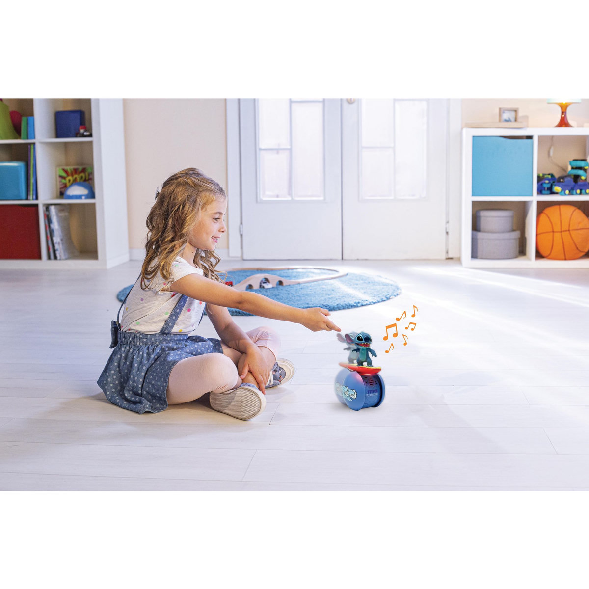 Lexibook POWERMAN® Roller Stitch surfeur- Stitch à une roue parfaitement équilibré avec effets sonores et lumineux