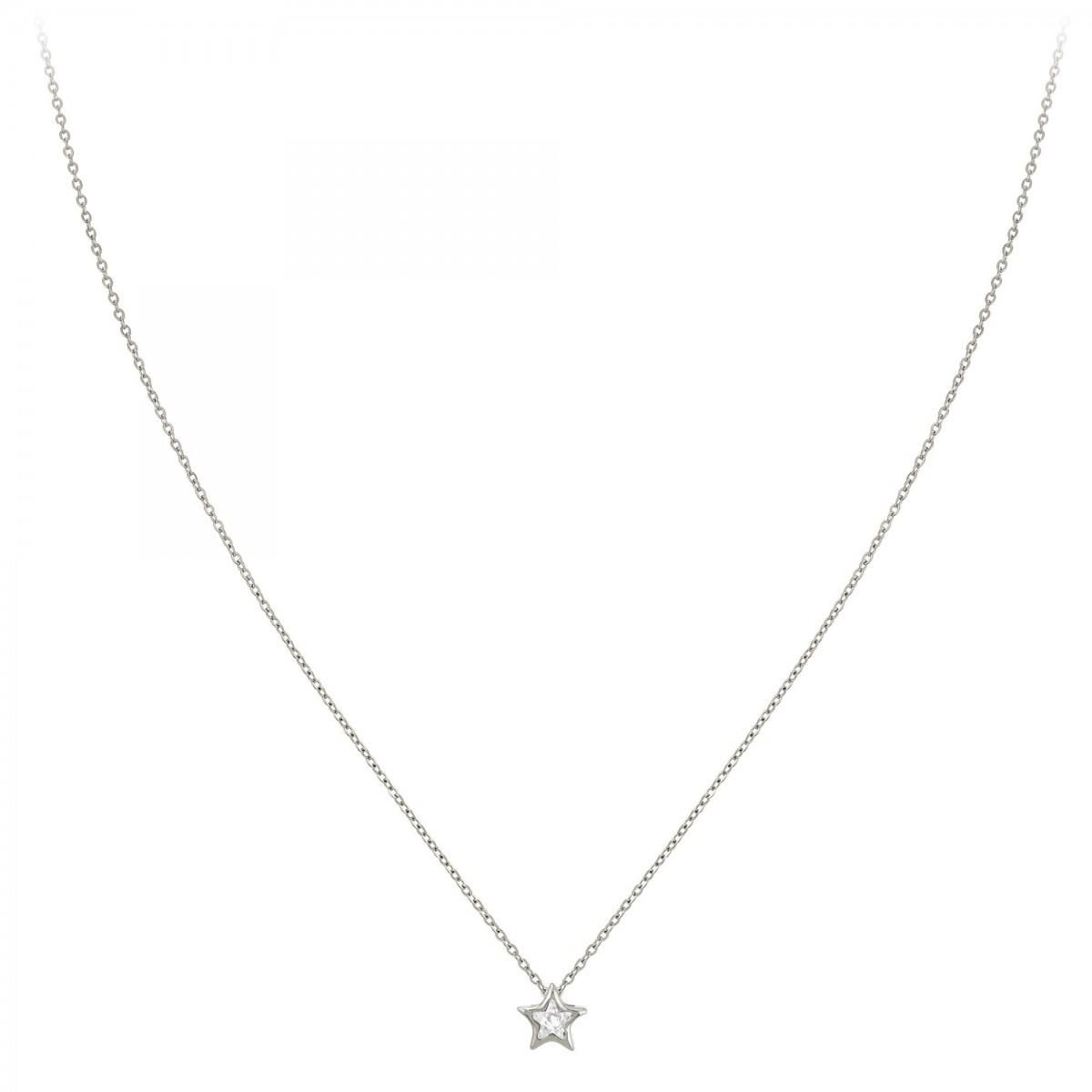SC CRYSTAL Collier étoile SC Crystal orné de Zirconium