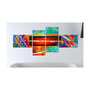 Voir la diapositive 2 : Paris Prix Tableau Imprimé  Dance of Rainbow