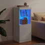 Voir la diapositive 3 : VIDAXL Buffet avec lumières LED blanc 41x37x100 cm