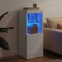 Voir la diapositive 3 : VIDAXL Buffet avec lumières LED blanc 41x37x100 cm