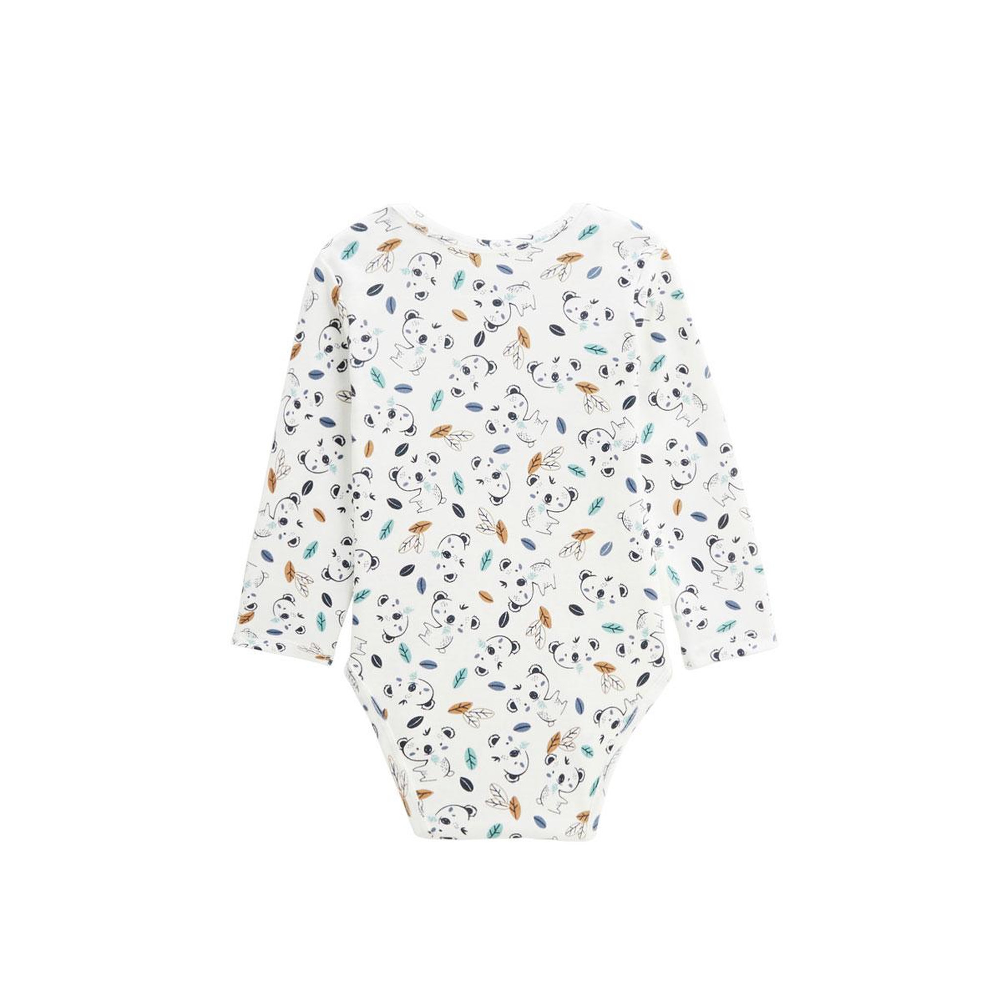 Voir la diapositive 5 : Petit Béguin Lot de 2 bodies bébé manches longues Coucou Koala