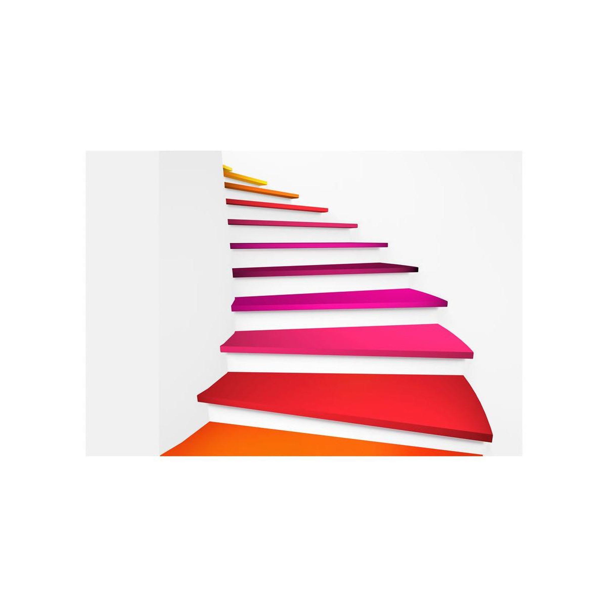Voir la diapositive 2 : Paris Prix Papier peint  colorful stairs