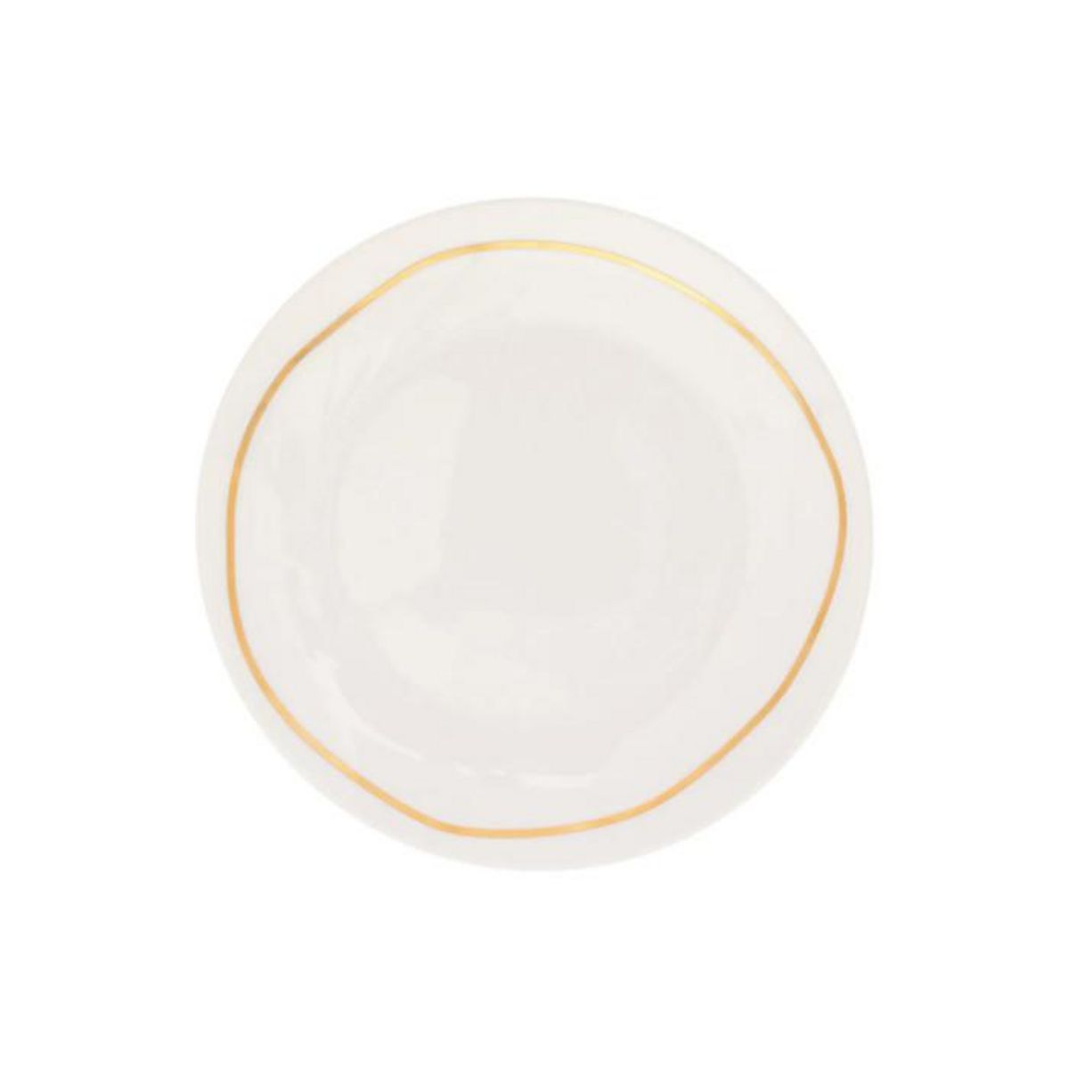 SECRET DE GOURMET Lot de 6 Assiettes à Dessert  Selena  19cm Blanc