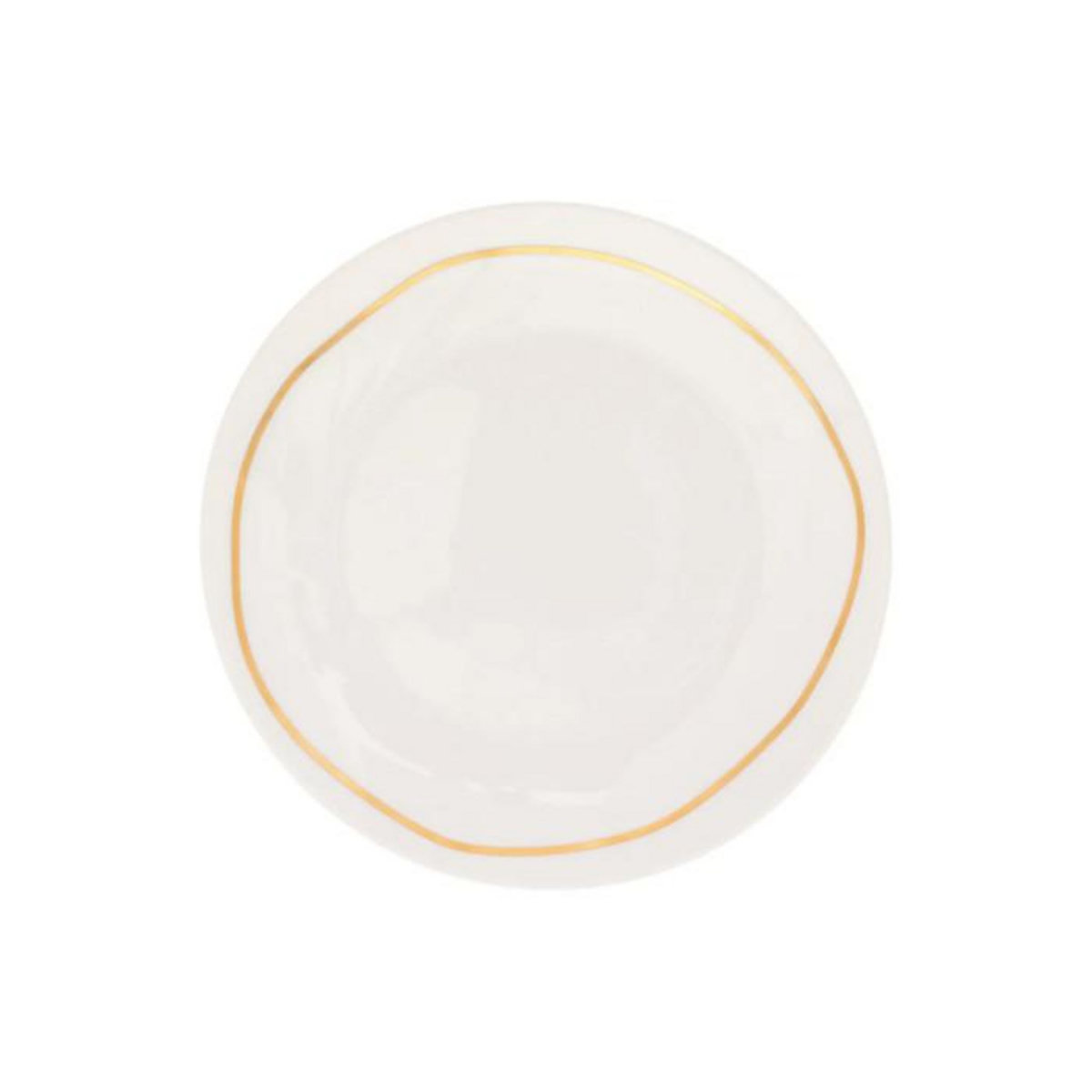 SECRET DE GOURMET Lot de 6 Assiettes à Dessert  Selena  19cm Blanc