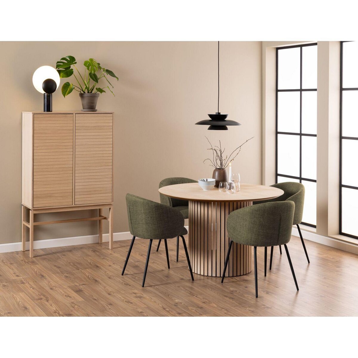 TOILINUX Lot de 2 chaises avec accoudoirs SÖREN