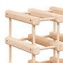 Voir la diapositive 6 : VIDAXL Casier à vin pour 72 bouteilles 90,5x23x90,5 cm pin massif