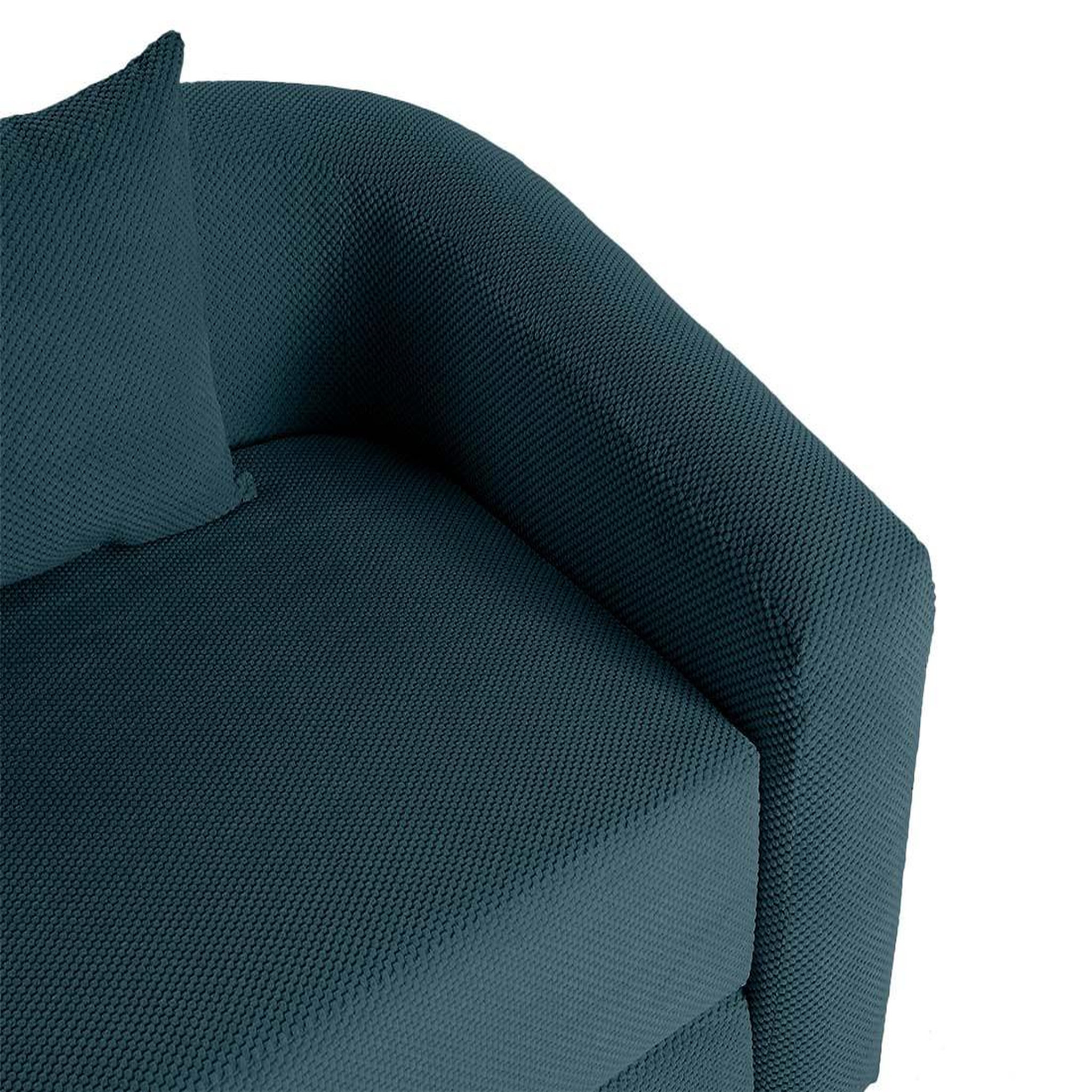 Voir la diapositive 5 : BEST MOBILIER Nuvia - canapé convertible déplimousse 3 places en velours texturé