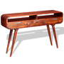 Voir la diapositive 4 : VIDAXL Table console Bois massif 120x30x75 cm
