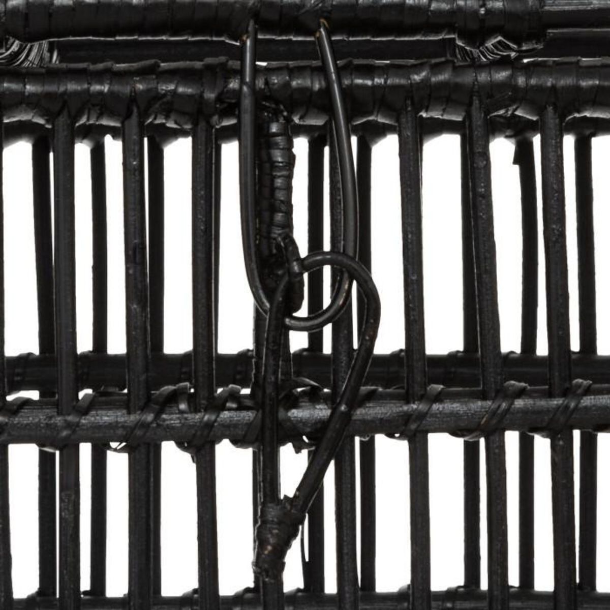 ATMOSPHERA Lot de 3 Males en Rotin  Lumhiv  45cm Noir