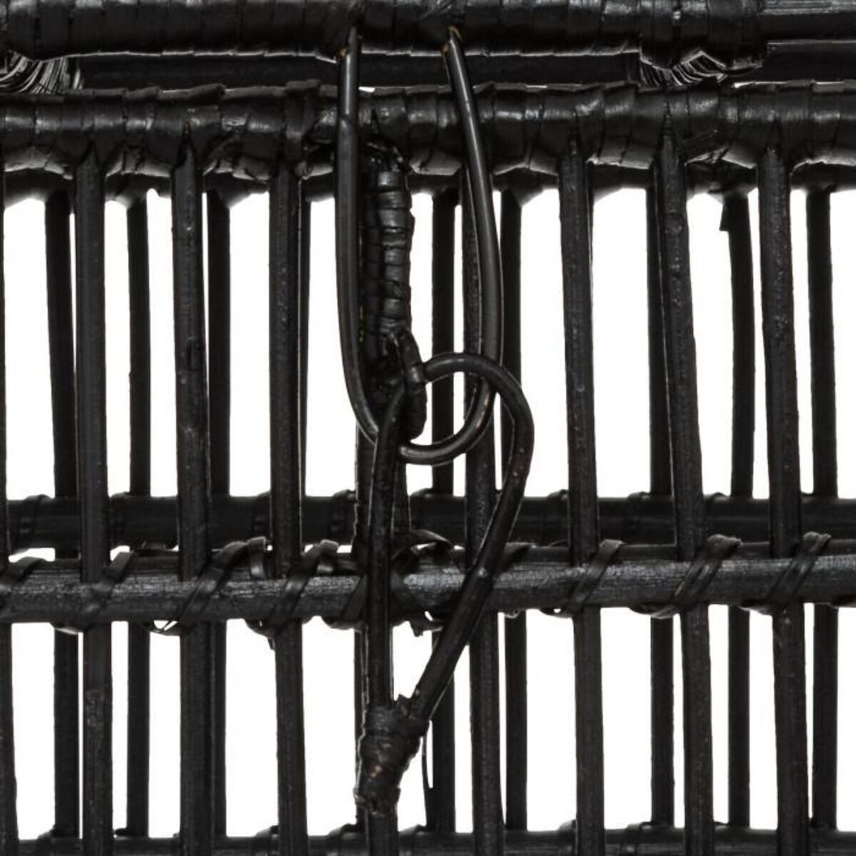 ATMOSPHERA Lot de 3 Males en Rotin  Lumhiv  45cm Noir