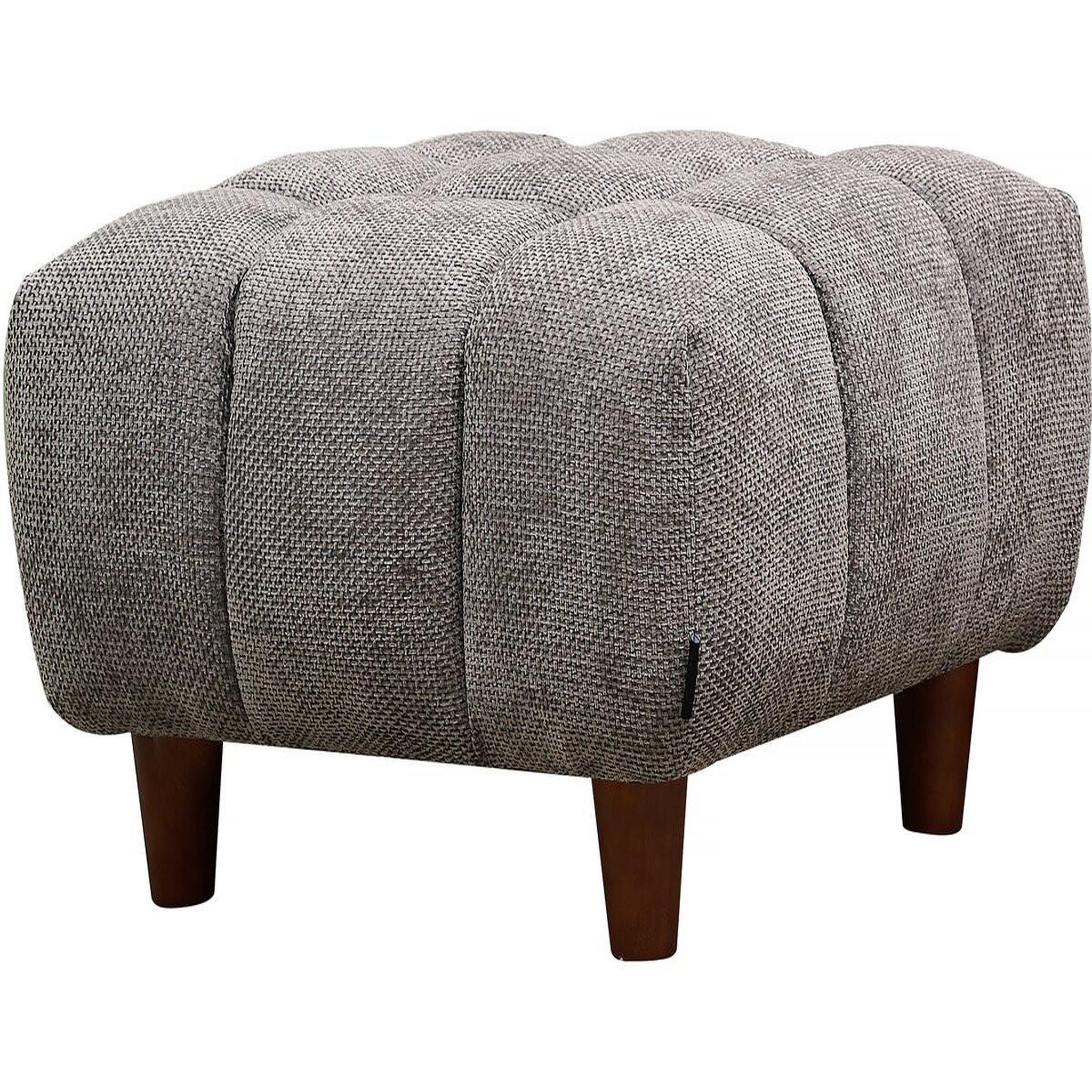 Habitat et Jardin Ottoman pour canapé droit  Matignon  - 70 x 70 x 46 cm - Gris