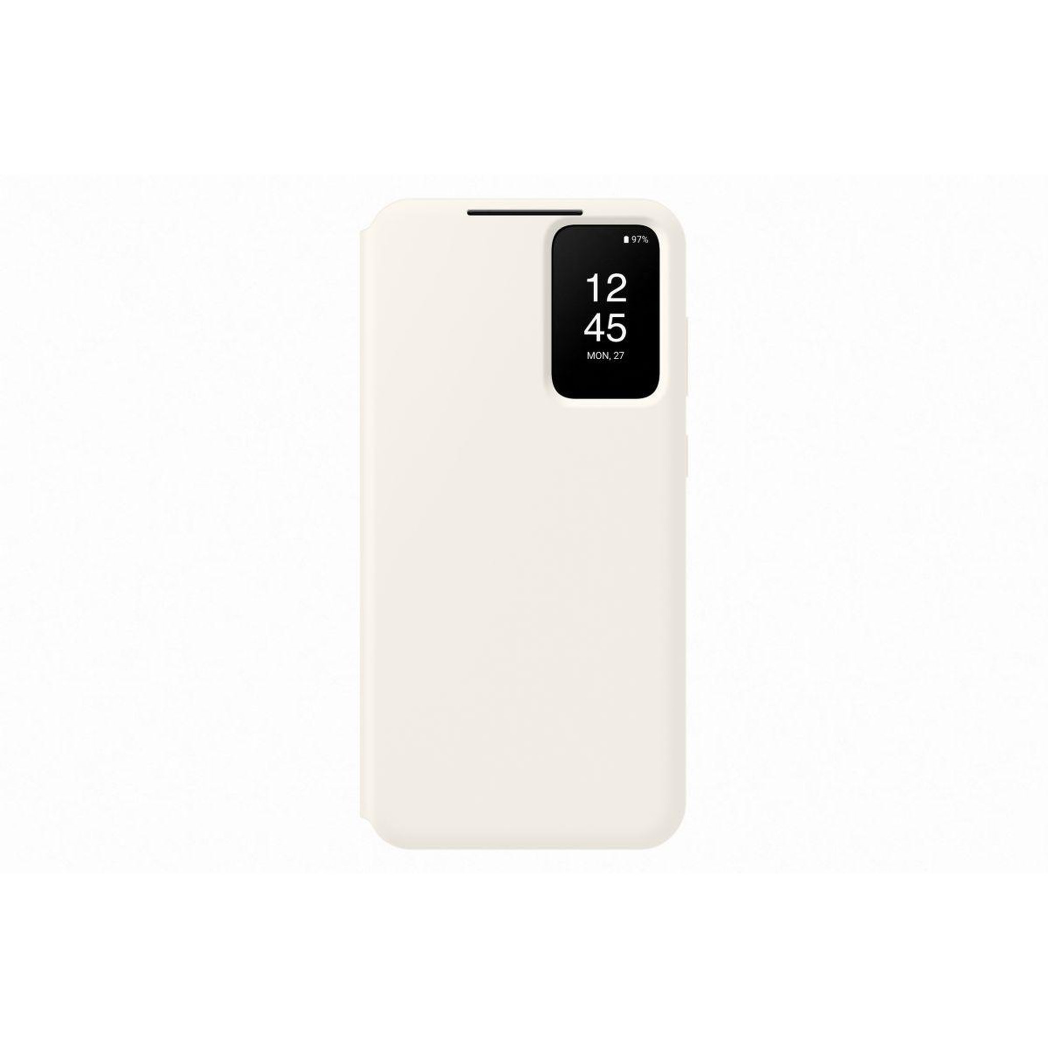 Samsung Etui s23+ smart view porte-carte creme