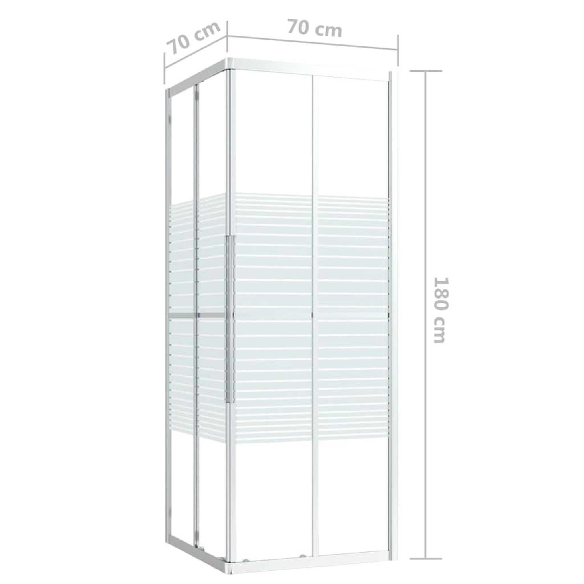 Voir la diapositive 6 : VIDAXL Cabine de douche ESG 70x70x180 cm