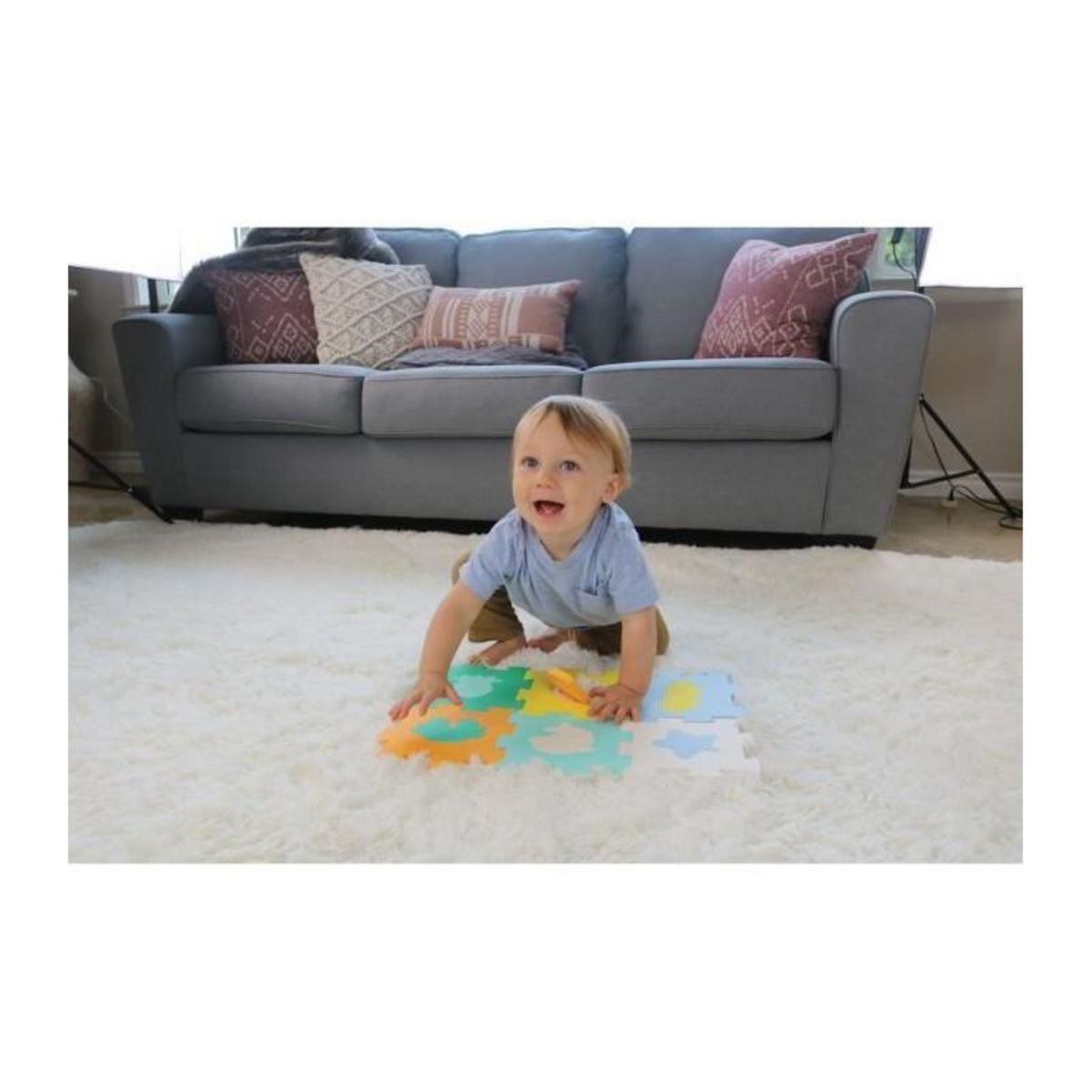 INFANTINO Mini Tapis Mousse - INFANTINO - 313101 - Puzzle