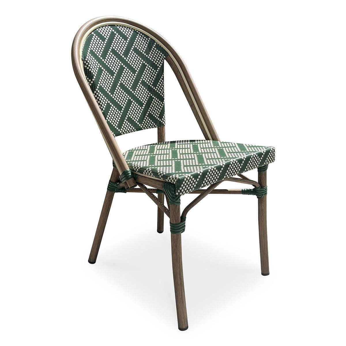 Paris Prix Chaise de Jardin Empilable  Bistro  87cm Vert